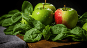 Apples and Spinach