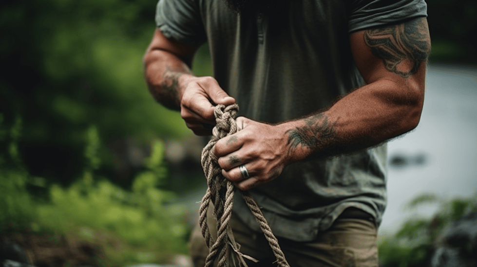 Survivalist Tying Knots