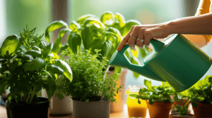 Watering Herbs