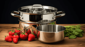 stainless steel double boiler